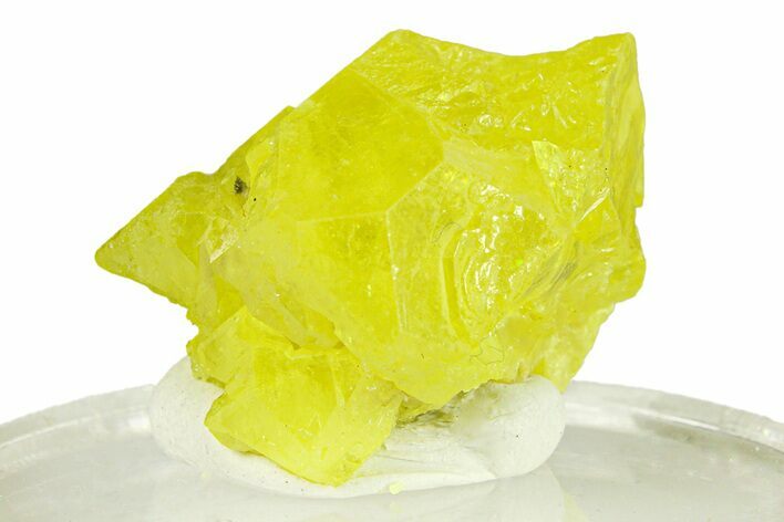 Lemon-Yellow Sulfur Crystal Cluster - Italy #293260